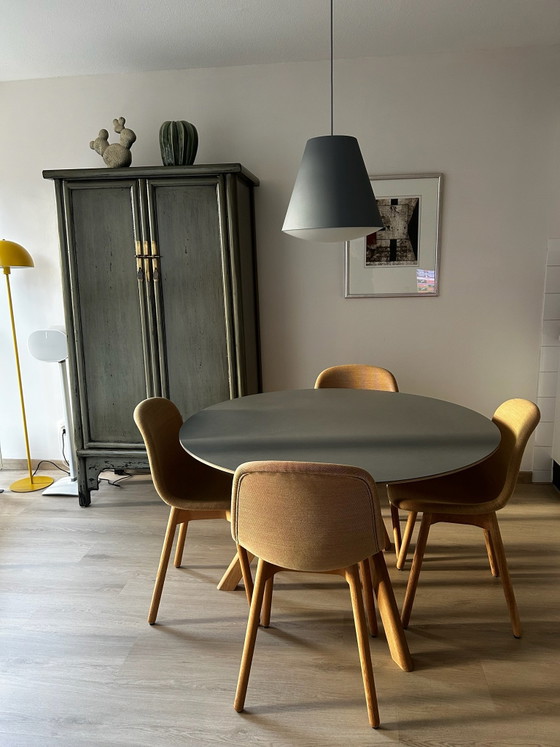 Hay Dining set with Hay lamp, Wood, Beige (photo 3 of 6)