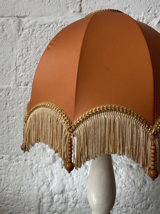 Image 1 of 1970s alabaster column lamp