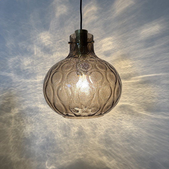 Image 1 of Limburg Glashütte glass hanging lamp , 1970s