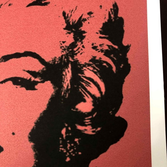 Litografía de "Marylin Monroe" de la década de 1990, inspirada en la obra de Andy Warhol. (photo 8 of 9)