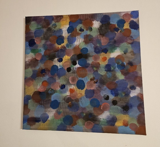 Image 1 of Large Abstract Painting – Gathering of colors – T.C. Freiberger – Contemporary Expressionism