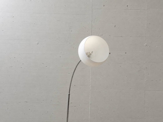 Lampadaire arc Vintage Space-Age – Chrome, Verre Acrylique & Marbre de Carrare, années 70 – Glass (photo 5 of 13)