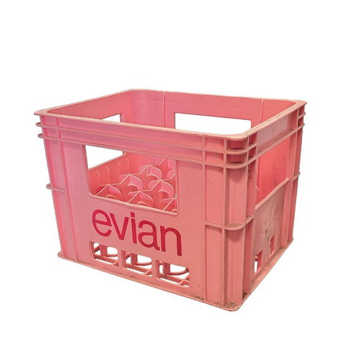 Vintage Evian Kratje Met 20 Vakken