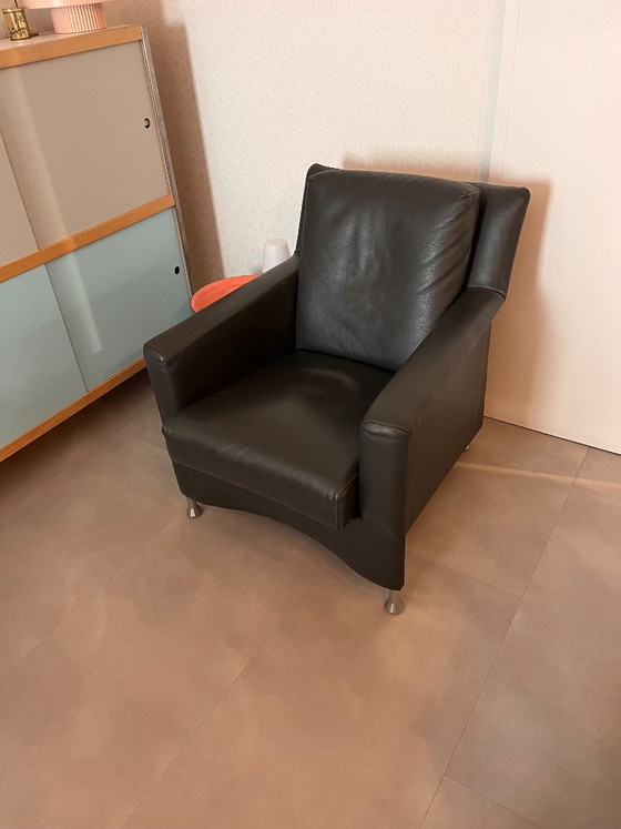 Leolux 2-Seater Sofa and Armchair – 2 seaters, Leather (photo 6 of 6)