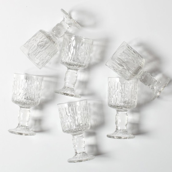Juego de 6 Vasos de Chupito Ravenhead Siesta Bark 6 cl / Reino Unido / Años 70 – Vasos y jarras, Glass (photo 3 of 11)