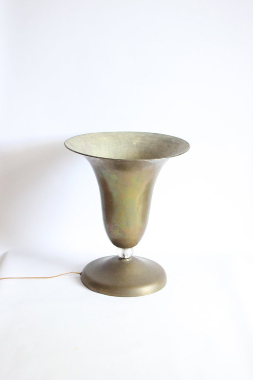 Lámpara de mesa cáliz art déco