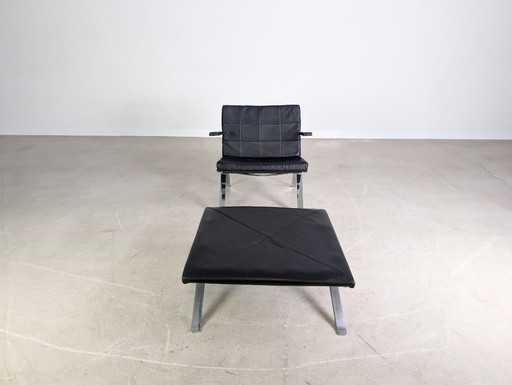 Hans Eichenberger Sessel Eurochair 1600 WK Möbel + Ottoman