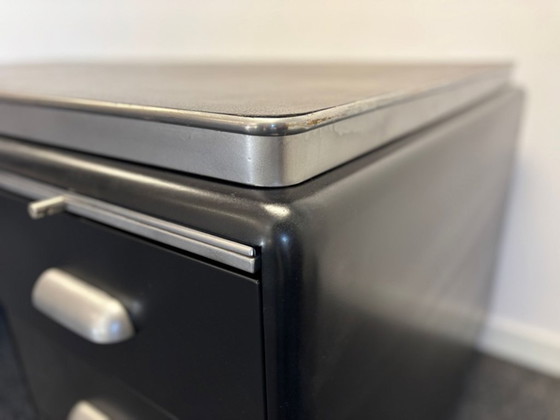Ahrend Oda Art Deco Stijl Industrieel ''Prominent'' Industrieel Buro – Bureau, Metal (photo 15 of 23)