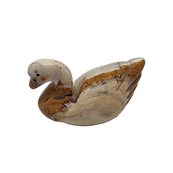 Image 1 of Cigno in marmo vintage beige