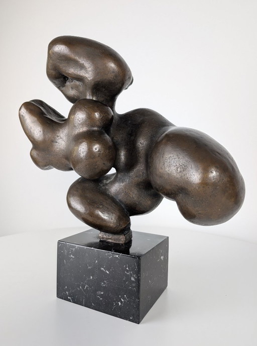 Bronze Sculpture "La Liberté", Attributed to Jacques Zwobada 1940s