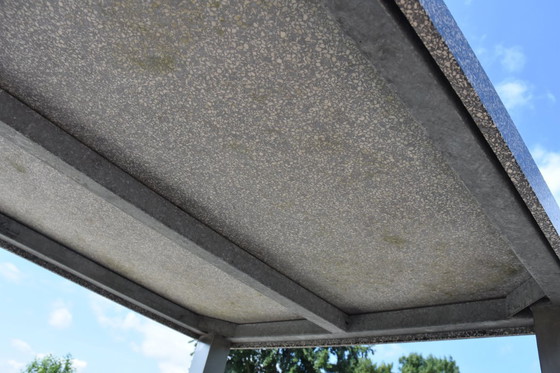 Image 1 of Mesa de comedor de granito apta para exteriores 240 cm x 100 cm