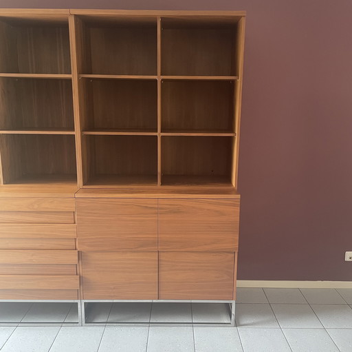 Vintage Wandmeubel/Dressoir (6 delen)