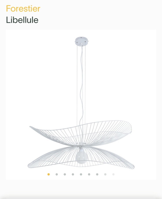 Lampe Libellule Blanche – Suspensions, Iron (photo 3 of 5)