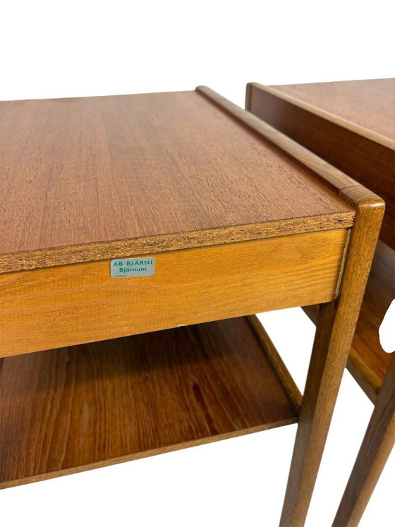 Image 1 of Set vintage nachtkastjes uit Zweden