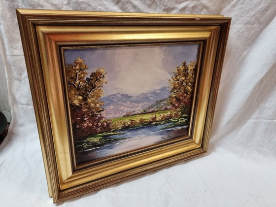 Image 1 of Gemälde von Isabelle Del moral (Berglandschaft)