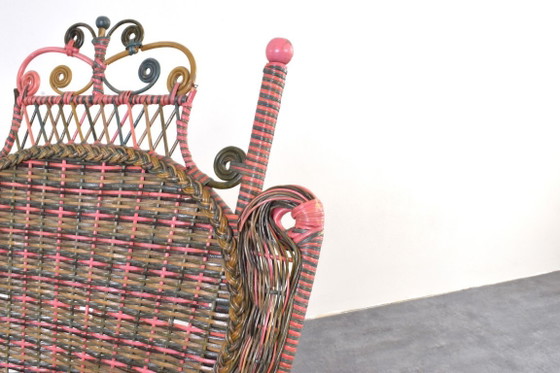 Fauteuil victorien américain en osier de Heywood-Wakefield, années 1910 – Wicker (photo 10 of 12)