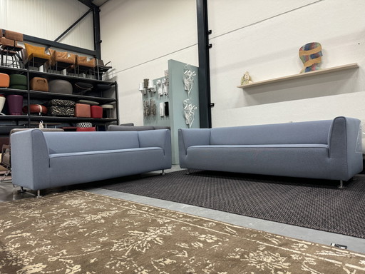 2 Gelderland 4800 Bankstel Blauw Opera stof