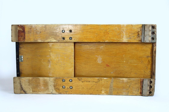 Image 1 of Cavallo da Ginnastica vintage in pelle con trampolino, anni '60, set di 2