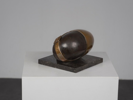 Intrigante scultura in bronzo di Jos van Vreeswijk, Paesi Bassi, XX secolo – Sculture (photo 5 of 8)