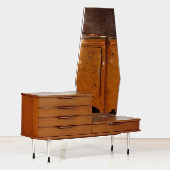 Image 1 of Vintage mid - Century dressing table in teak, 1960s