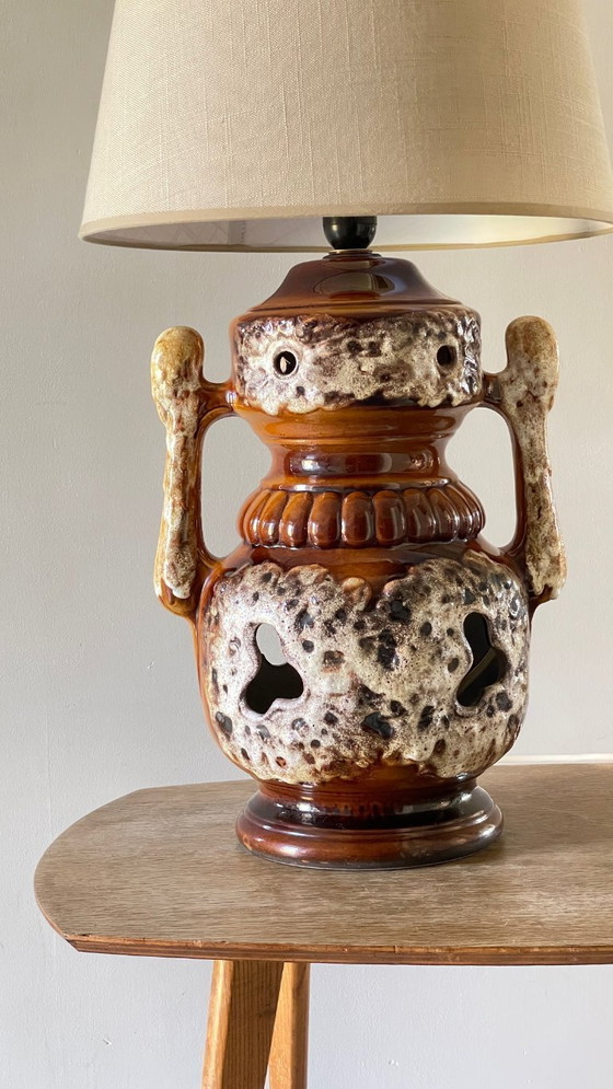 Image 1 of Fat Lava Lamp, Dubbele Verlichting, Vintage Stijl