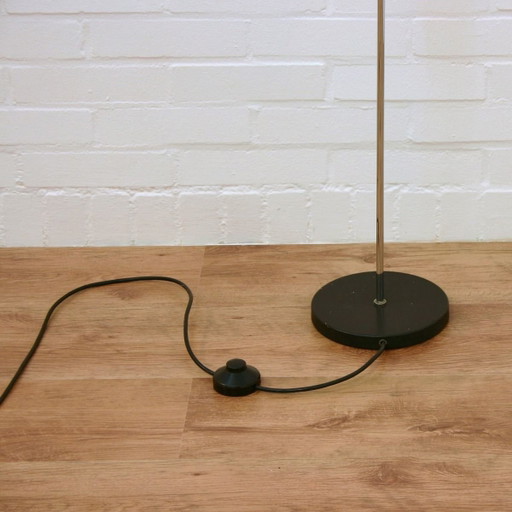 Vintage Nederlandse Chromen Boogvloerlamp | Minimalistisch Design | Jaren 60