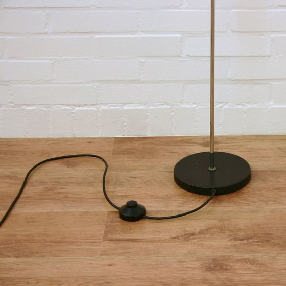 Image 1 of Vintage Nederlandse Chromen Boogvloerlamp | Minimalistisch Design | Jaren 60