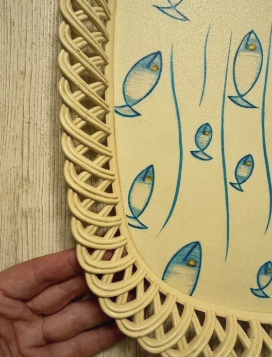 Vassoio vintage Dialene Better-Maid con pesci, anni ’60-’70 – Accessori da tavola, Plastic (photo 3 of 6)