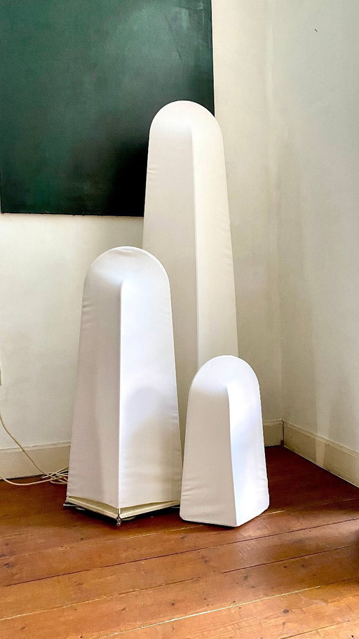 Set of 3 Kazuki floor lamps by Kazuhide Takahama - Sirrah