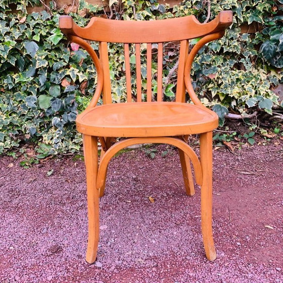 Baumann Nr. 21 Bürosessel, Holz, Braun, Vintage (Foto 2 von 15)