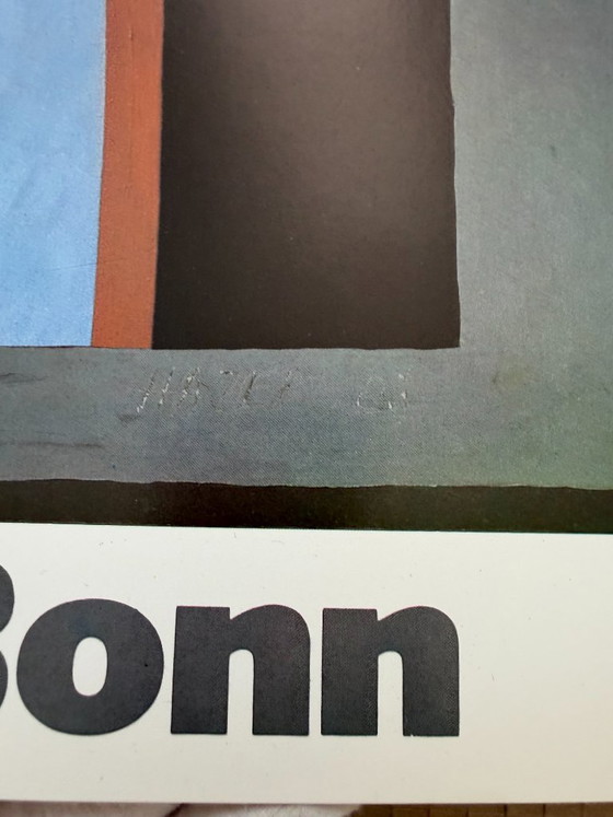 Otto Herbert Hajek (1927-2005), Bundeskunsthalle Bonn, tentoonstellingsposter, jaren 80 – Paper (photo 6 of 11)