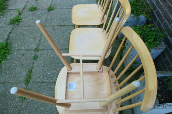 TON / Thonet Set di 4 sedie da pranzo 'Ironica' in legno chiaro – Wood (photo 11 of 11)