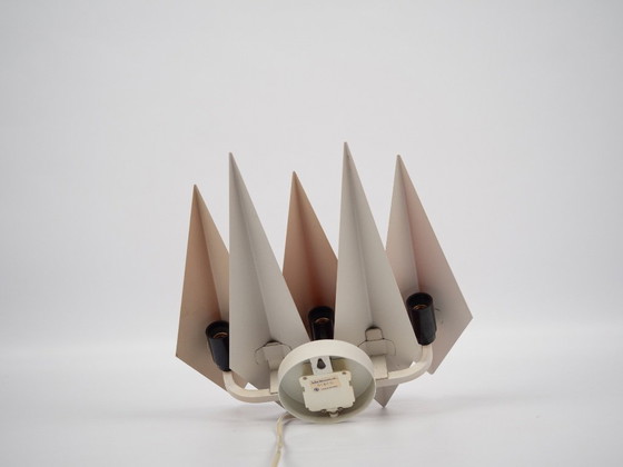 Image 1 of Paire d'appliques vintage danoises Diamant par Holm Sorensen, 1960s