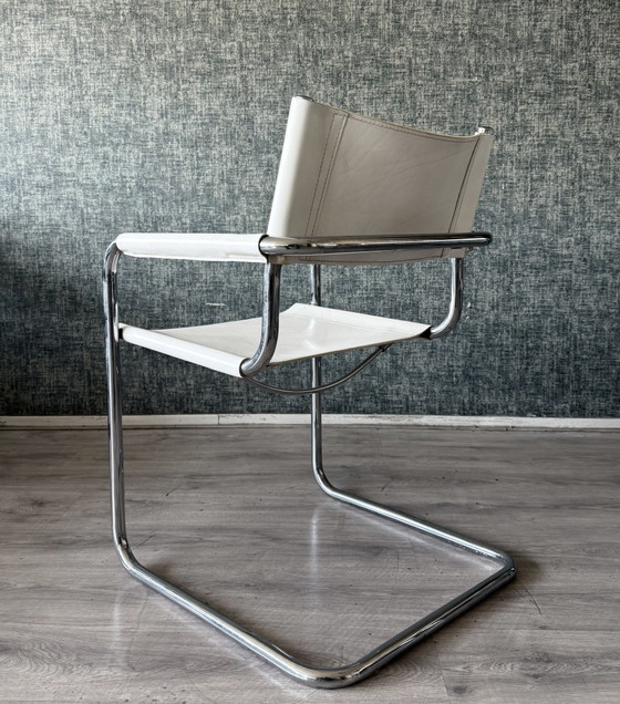 Image 1 of 6x Vintage Mart Stam S34 Chairs by Linea Veam, Italy, ca80s
