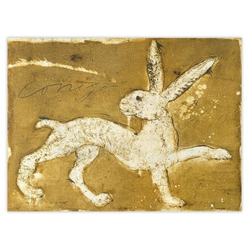 Litografía firmada por Alexis GORODINE Hare, 2007
