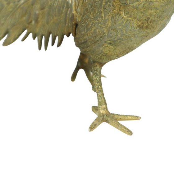 Image 1 of Vintage Couple Copper Pheasant Statues