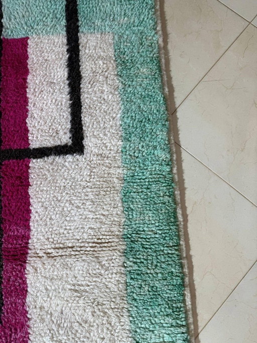Traditioneel Berberkleed met kleurrijke patronen, 150/250 cm