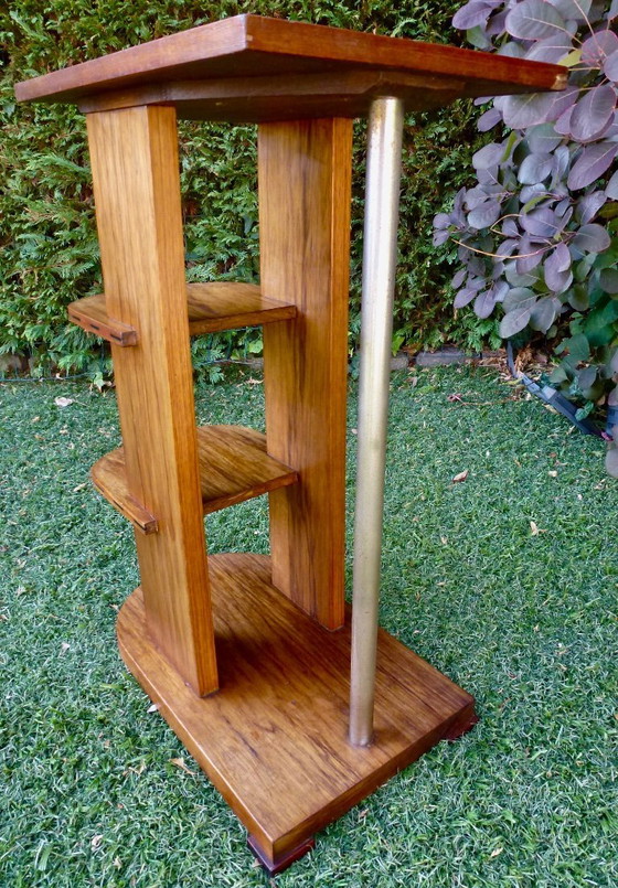 Image 1 of Table d'appoint Art-Déco moderniste dans le style de Michel Duffet.