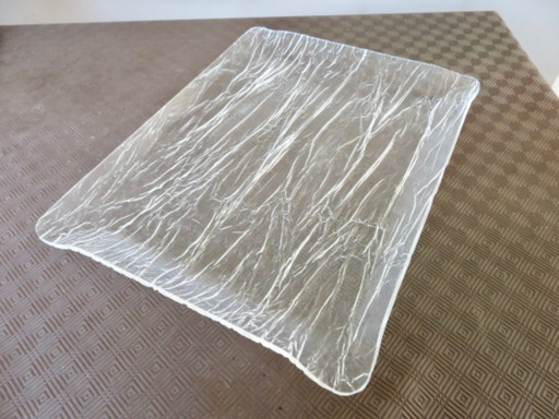 Large "Roche Bobois" tray in Plexiglas, altuglas, lucite, 1970