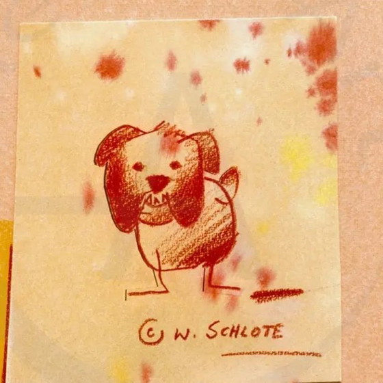 Image 1 of Schlote, Wilhelm - Chiens - signé à la main - Giclee