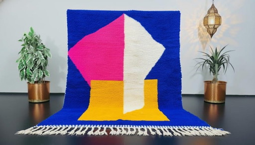 Marokkanischer Teppich, handwerklich, en laine, 250 x 200 cm