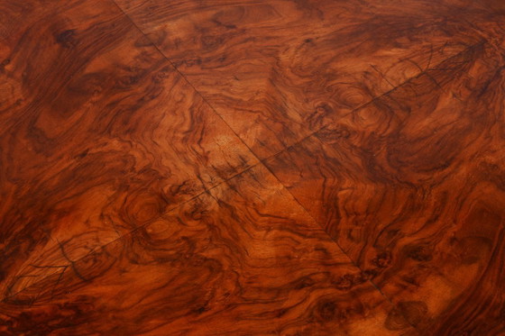 Restored Bauhaus Table, by Robert Slezák, Caucasian Walnut, Chrome, Czech, 1930s – Side tables, Metal, Wood (photo 5 of 9)