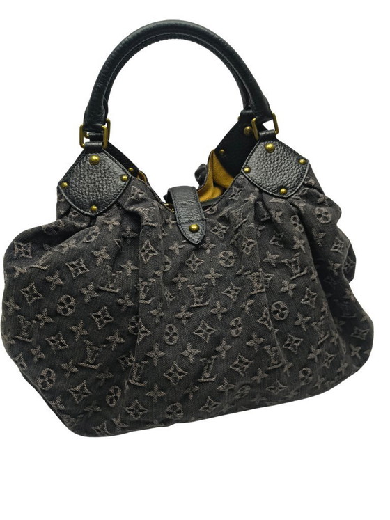 Image 1 of Sac hobo Louis Vuitton Surya Monogram en denim noir XL
