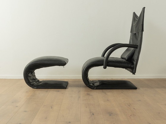 Image 1 of ZEN fauteuil met kruk, Ligne Roset, Claude Brisson