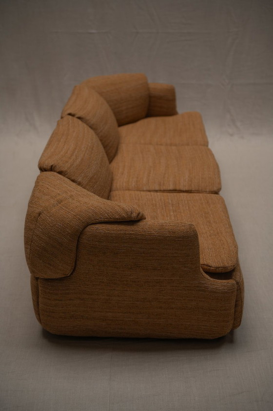 Image 1 of Vertrauliches Dreisitzer-Sofa von Saporiti - Italien 1970er Jahre