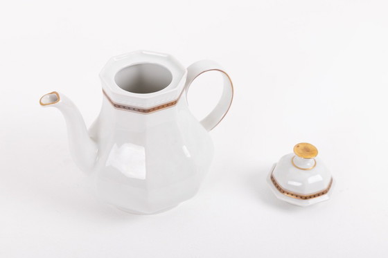 Image 1 of Vintage porseleinen koffie-/theeservies van Schirnding Bavaria, jaren 70.
