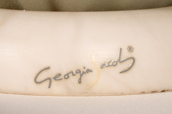 Image 1 of Georgia Jacob "Corolle" Table Lamp – Sculptural Light Art, France 1970s