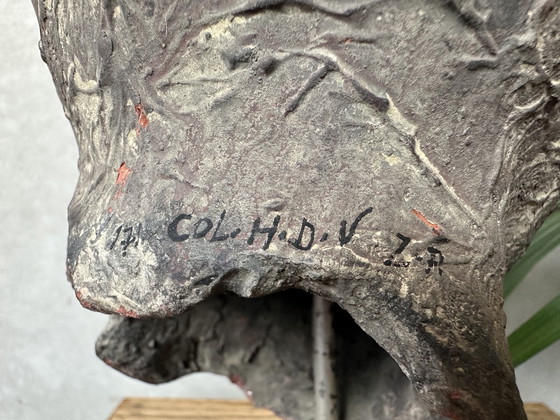 Image 1 of Escultura de terracota - cabeza