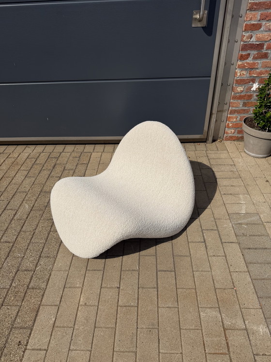 Image 1 of Artifort Tongue F577 Pierre Paulin Beige Bouclé Lama Natural Lelièvre ¡¡NUEVO ESTADO!!