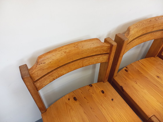 Image 1 of Set di 8 sedie scandinave vintage di Ilmari Tapiovaara per Asko in pino degli anni &#39;70